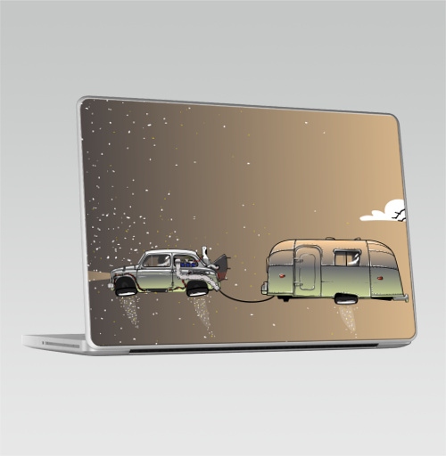 Наклейка на 2008-2013 – Macbook Pro Легендарный автомобиль и дом будущего - купить в интернет-магазине Мэриджейн в Москве и СПБ