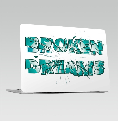 Наклейка на 2016-2018 – Macbook Pro Touch Bar Broken Dreams - купить в интернет-магазине Мэриджейн в Москве и СПБ