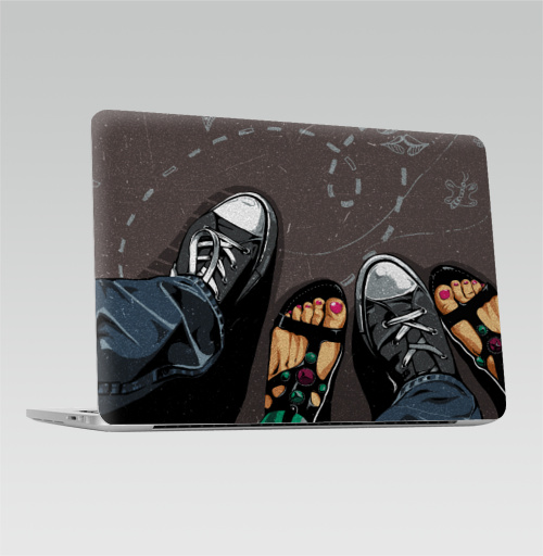 Наклейка на 2016-2018 – Macbook Pro Touch Bar Влюбленные - купить в интернет-магазине Мэриджейн в Москве и СПБ