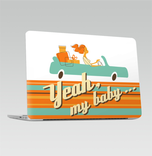 Наклейка на 2016-2018 – Macbook Pro Touch Bar Yeah, my baby... - купить в интернет-магазине Мэриджейн в Москве и СПБ