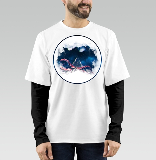 Фотография футболки Космический осминог