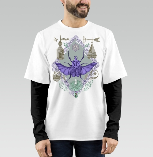 Фотография футболки Жук-Голиаф цвет