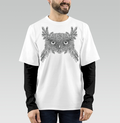 Фотография футболки OLD OWL / СТАРАЯ СОВА