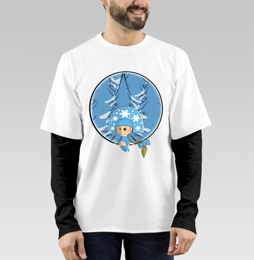Фотография футболки Внучка-снегурочка