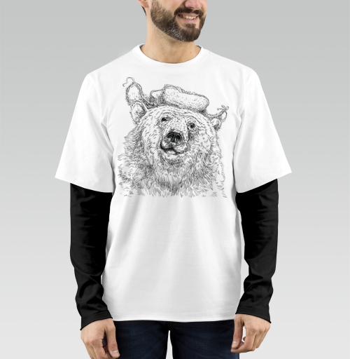 Фотография футболки Russian bear / Русский медведь