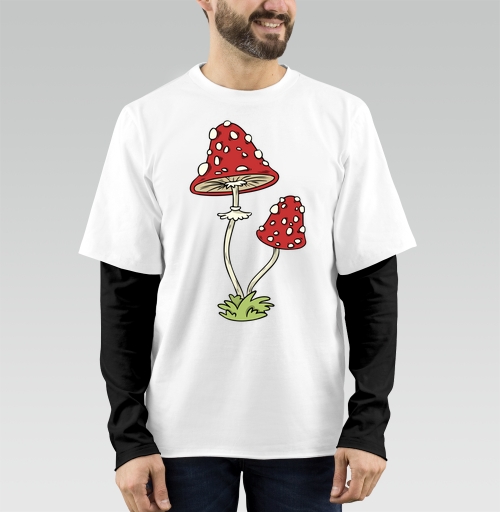 Фотография футболки Mushrooms Грибочки