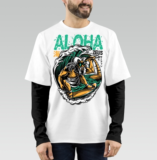 Фотография футболки Aloha Zeus / Алоха Зевс