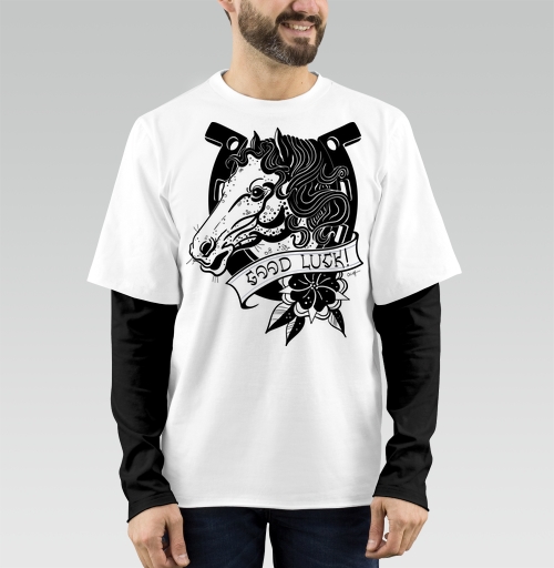 Фотография футболки Всех благ - Гуд Лак