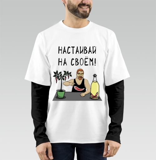Фотография футболки Футболка с перцем чили – настойчивость и стиль