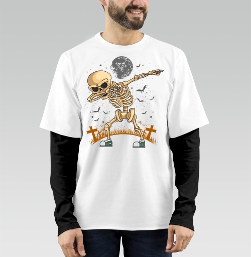 Фотография футболки Скелетон - Принтериум
