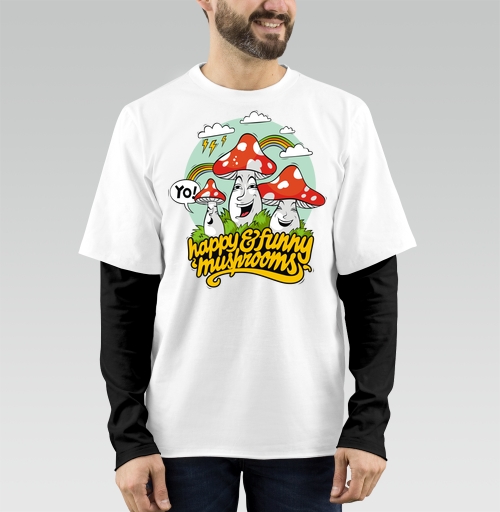 Фотография футболки Funny Mushrooms