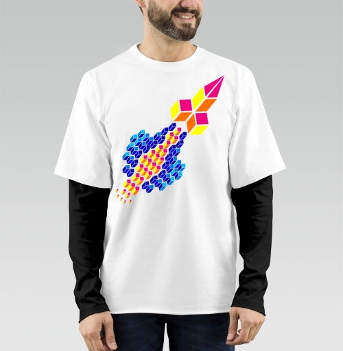 Фотография футболки Simply rocket (Ракета)