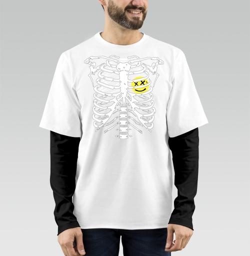 Фотография футболки Скелет смайл