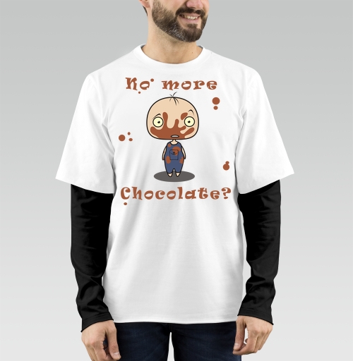 Фотография футболки No more chokolate??? / Шоколада больше нет???