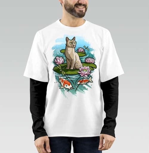 Фотография футболки SummerCat / Летний кот