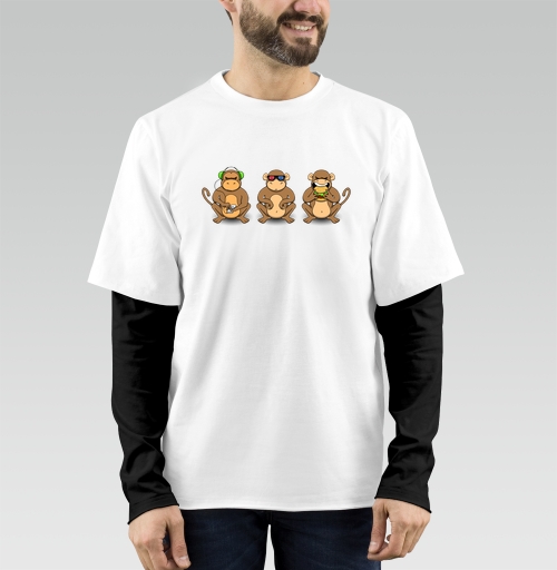 Фотография футболки Three Сonsumer Monkey
