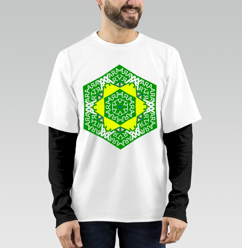 Фотография футболки YARA ART Kaleidoscope / Калейдоскоп YARA ART