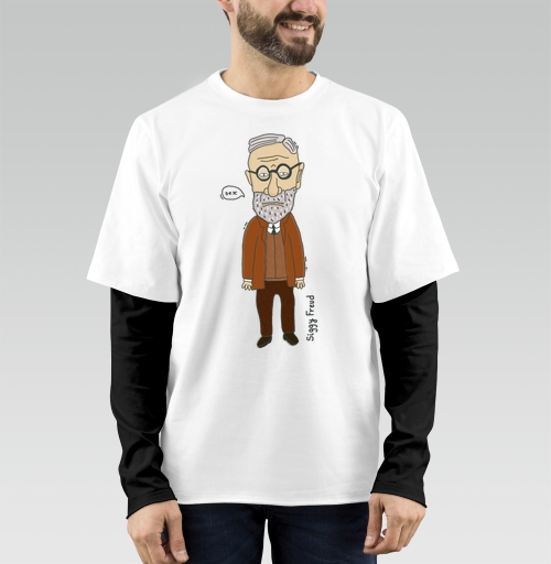 Фотография футболки Sigmund Siggy Freud / Зигмунд Сигги Фрейд