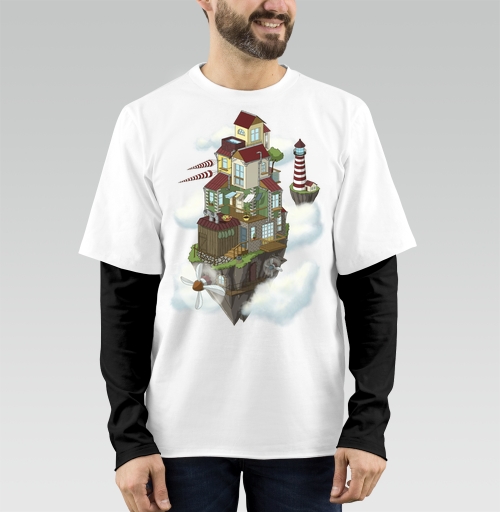 Фотография футболки Flying house