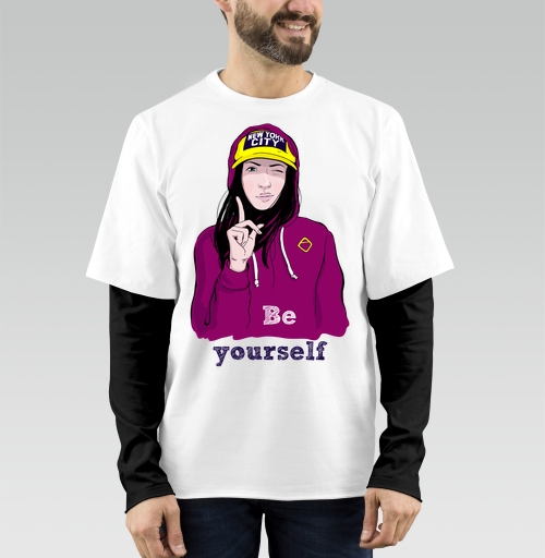 Фотография футболки Be yourself