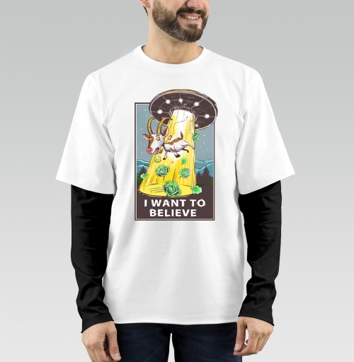 Фотография футболки I want to believe
