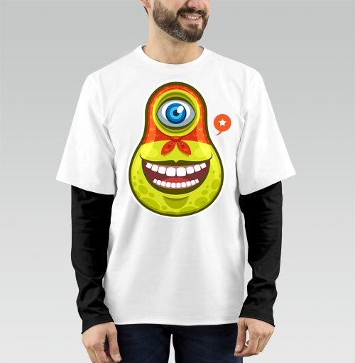 Фотография футболки Space Matryoshka / Космическая матрёшка