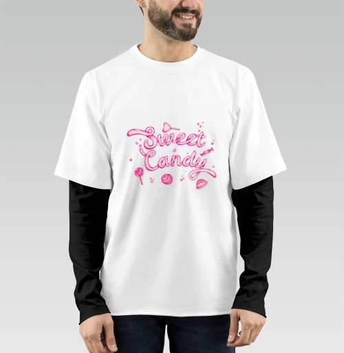 Фотография футболки Sweet Candy Pink / Сладкий конфетно-розовый