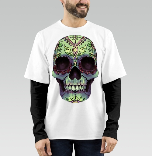Фотография футболки Sugar Skull / Сахарный череп