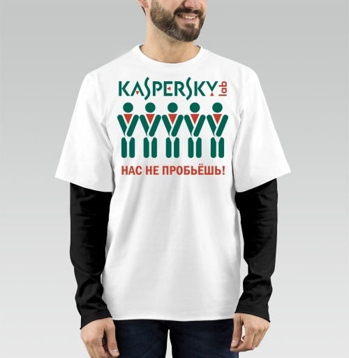 Фотография футболки Символ защиты Kaspersky Lab – плакат единства и силы