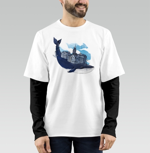 Фотография футболки Whale city
