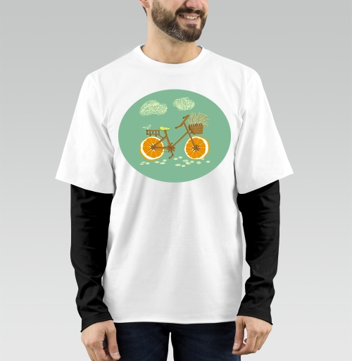 Фотография футболки Bike of the spices. / Велосипед пряностей