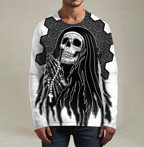 Фотография футболки Молитва скелета