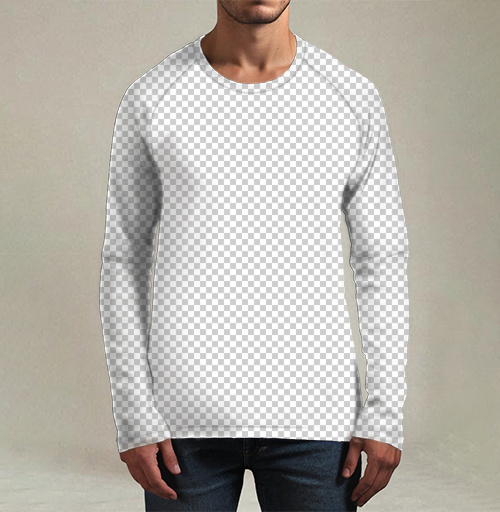 Фотография футболки Прозрачный фон без изображения и элементов всегда чистое поле