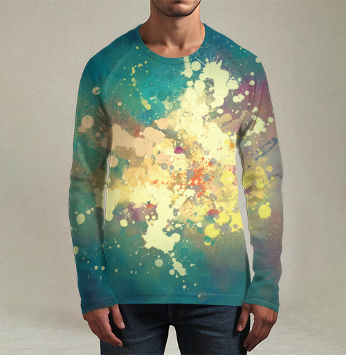 Фотография футболки Splash watercolor / Акварельные брызги