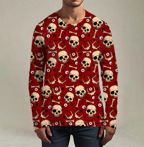 Фотография футболки Черепа и кости