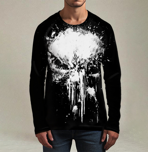 Фотография футболки Череп брызг