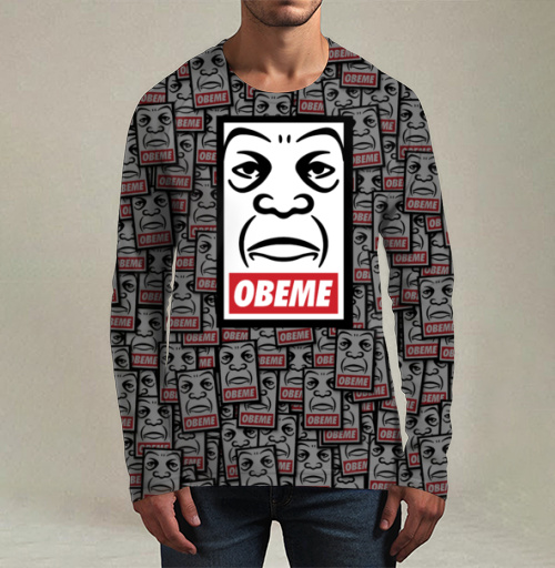 Фотография футболки Машап OBEME – Ироничный Стрит-Арт Постер
