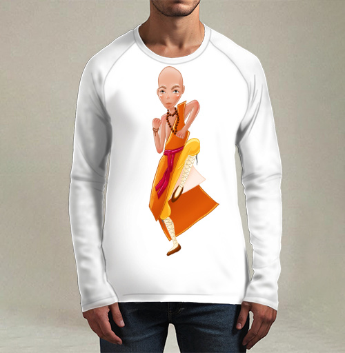 Фотография футболки Маленький отважный мастер Shaolin Monk / Шаолиньский монах кунг-фу