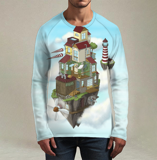 Фотография футболки Flying house