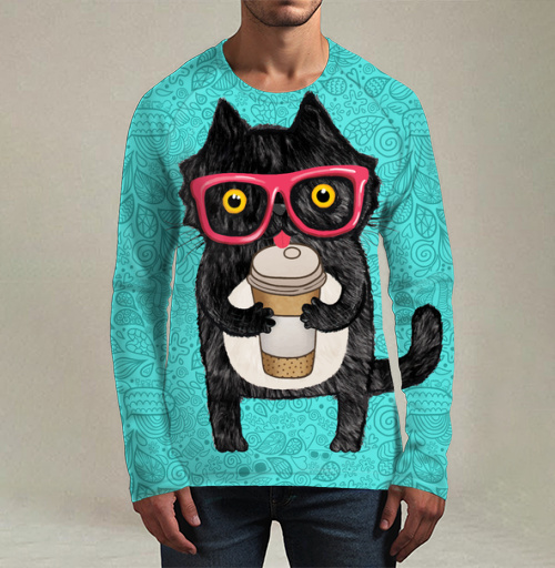 Фотография футболки Coffee-cat