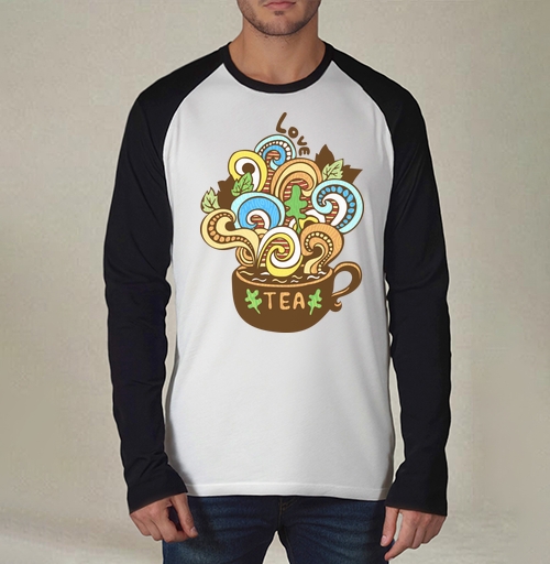 Фотография футболки Чашка Love Tea с ярким фантазийным дизайном