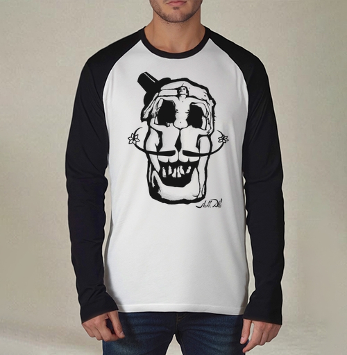 Фотография футболки Dali Skull