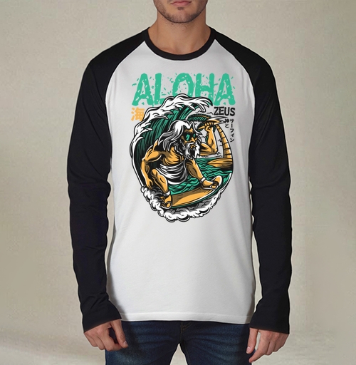 Фотография футболки Aloha Zeus / Алоха Зевс