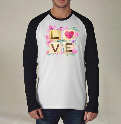 Фотография футболки Любовь в квадрате