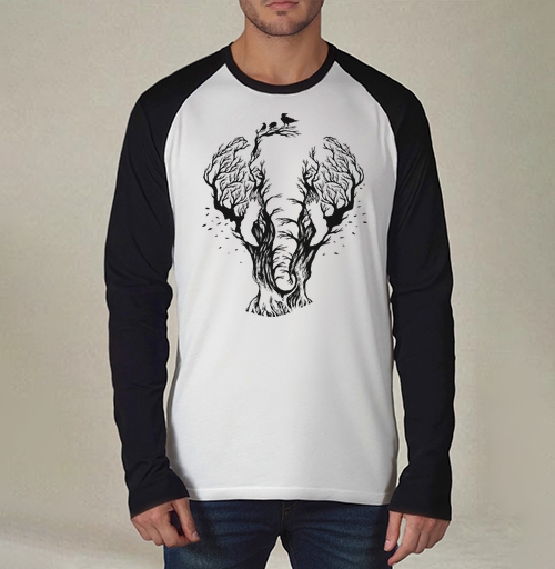 Фотография футболки Деревья в форме слона