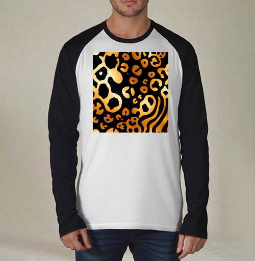 Фотография футболки Golden Leopard Pattern / Золотой леопардовый узор для вашего дома