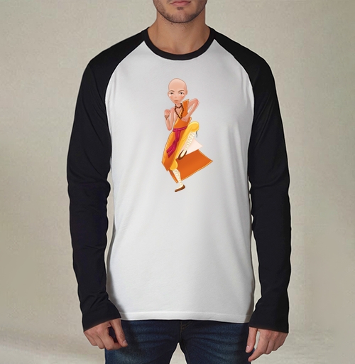 Фотография футболки Маленький отважный мастер Shaolin Monk / Шаолиньский монах кунг-фу