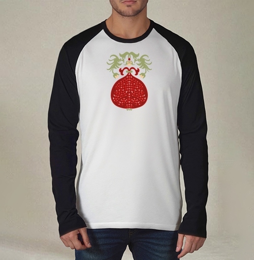 Фотография футболки Royal Pomegranate Fruit Ornament / Королевский гранат декоративный элемент узора