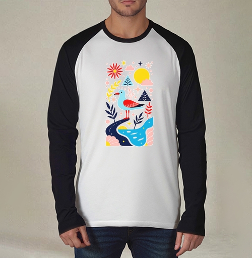 Фотография футболки Чайка на утëсе