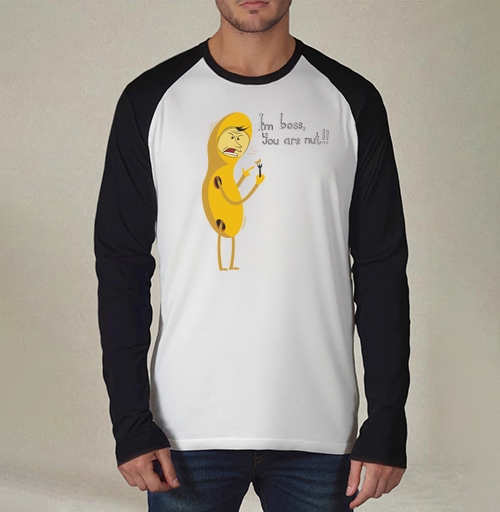 Фотография футболки Angry Peanut Boss in Office / Сердитый Арахис Босс You are nut